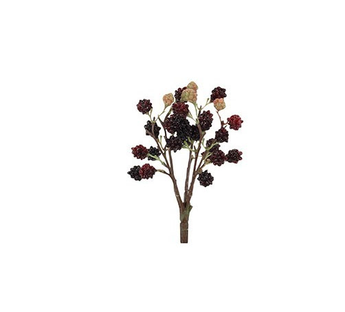 Kunstblumen Brombeeren-Büschel klein, ca. 17 cm