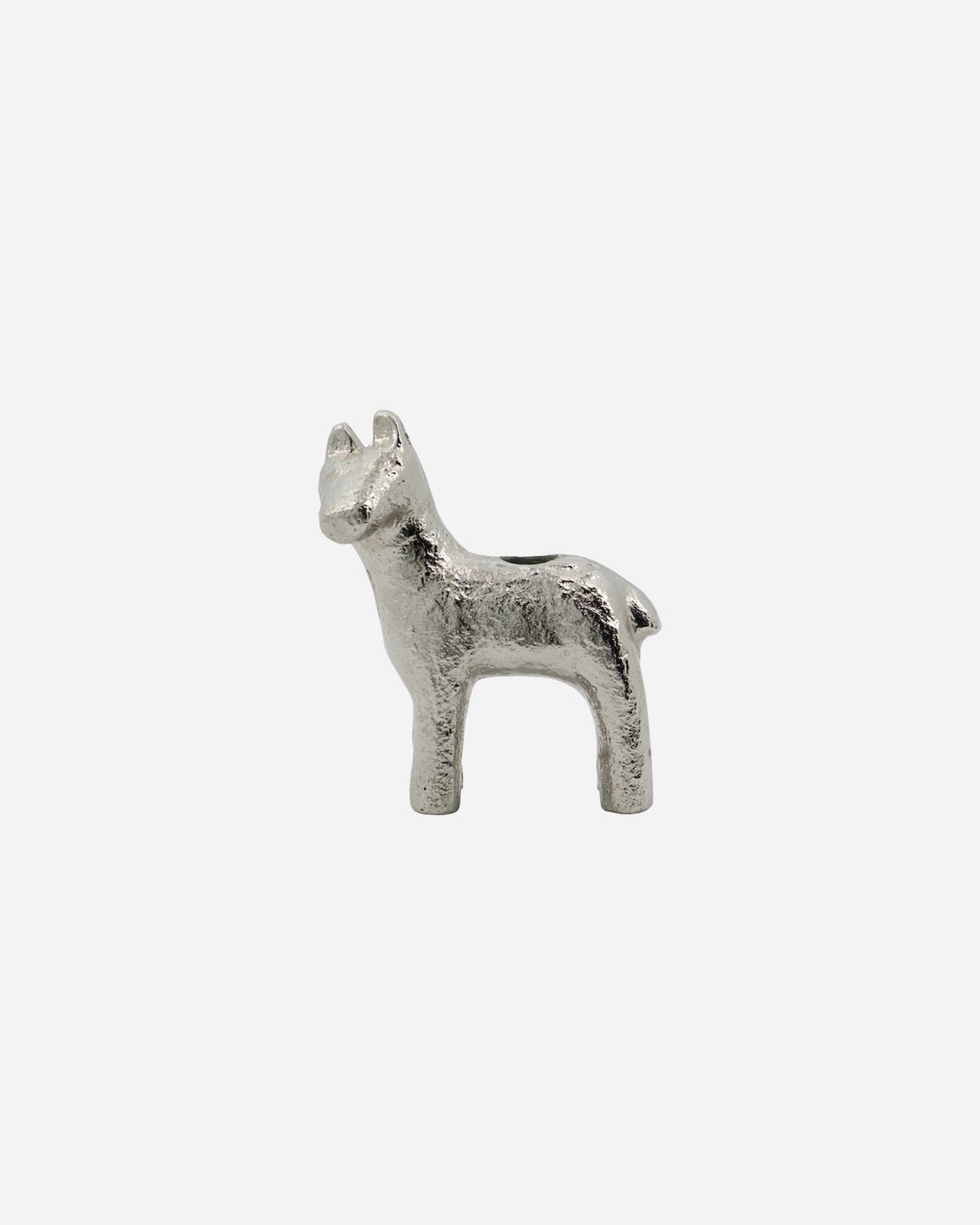 Kerzenständer Pferd, Antik-Silber von house doctor  , ca. 7,5 x 3 cm, pro Stück