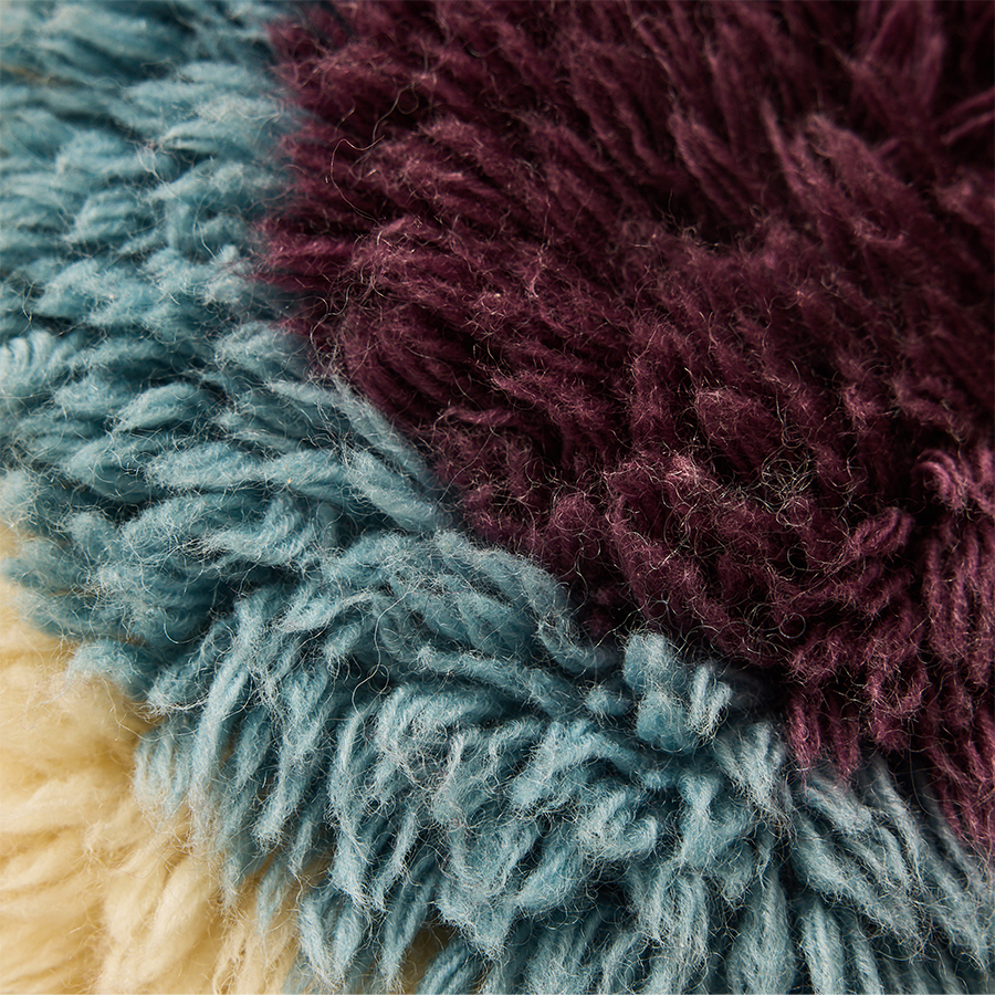 HKliving Kissen Fluffy rund, D. ca. 40 cm, Fluffy cushion, eye catcher