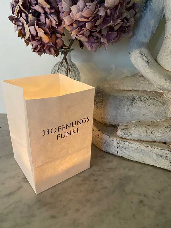 Wunderwort Lichttüte "Hoffnungs Funke"  