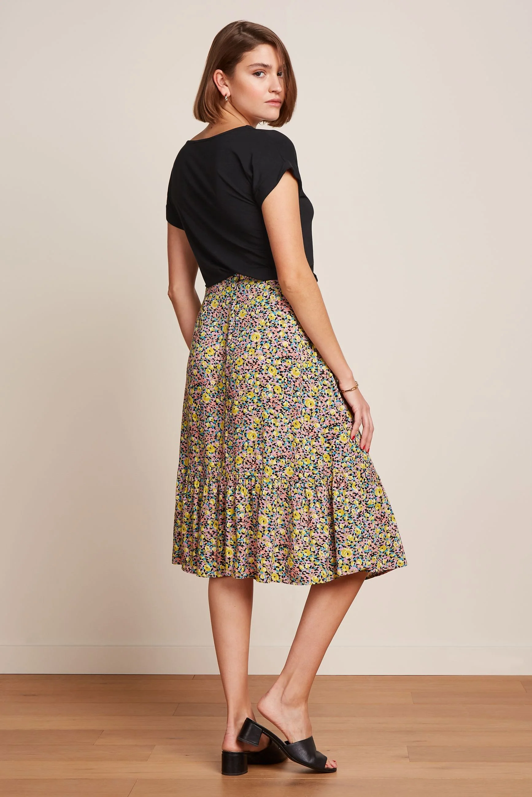 % King Louie Sommerrock Esme Skirt Mouche Woven, Farbe: Orchid Pink - Mouche Woven 