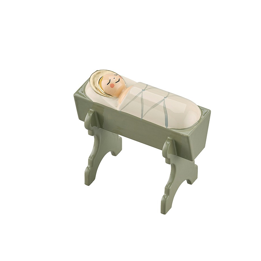 % Wendt & Kühn Krippenfigur KRIPPE MIT KIND , ca. 3,5 cm  