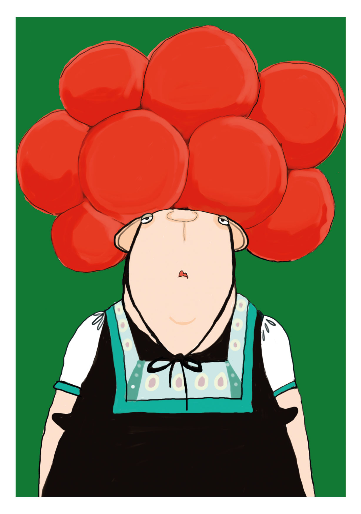 Postkarte kittiekatstudio "Schwarzwald" von kittiekatstudio