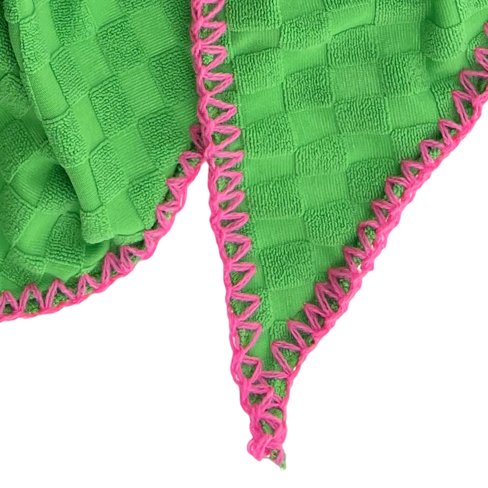 LOT83 Halstuch Marly Green/ Grün, Frottee 