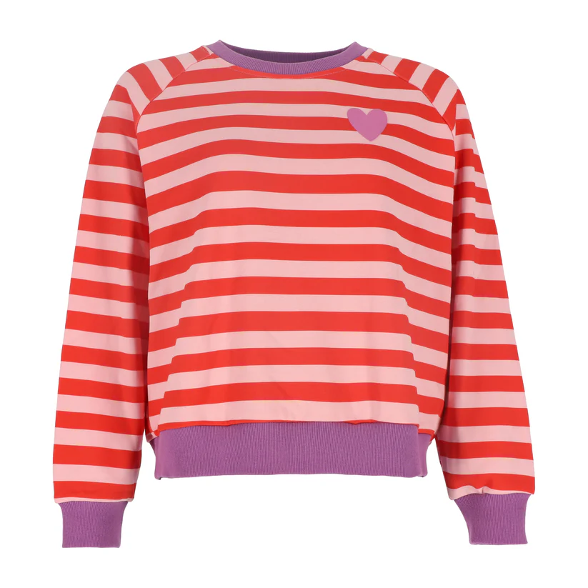 Colorful Love Sweater – Streifen, Stil & ganz viel Herz