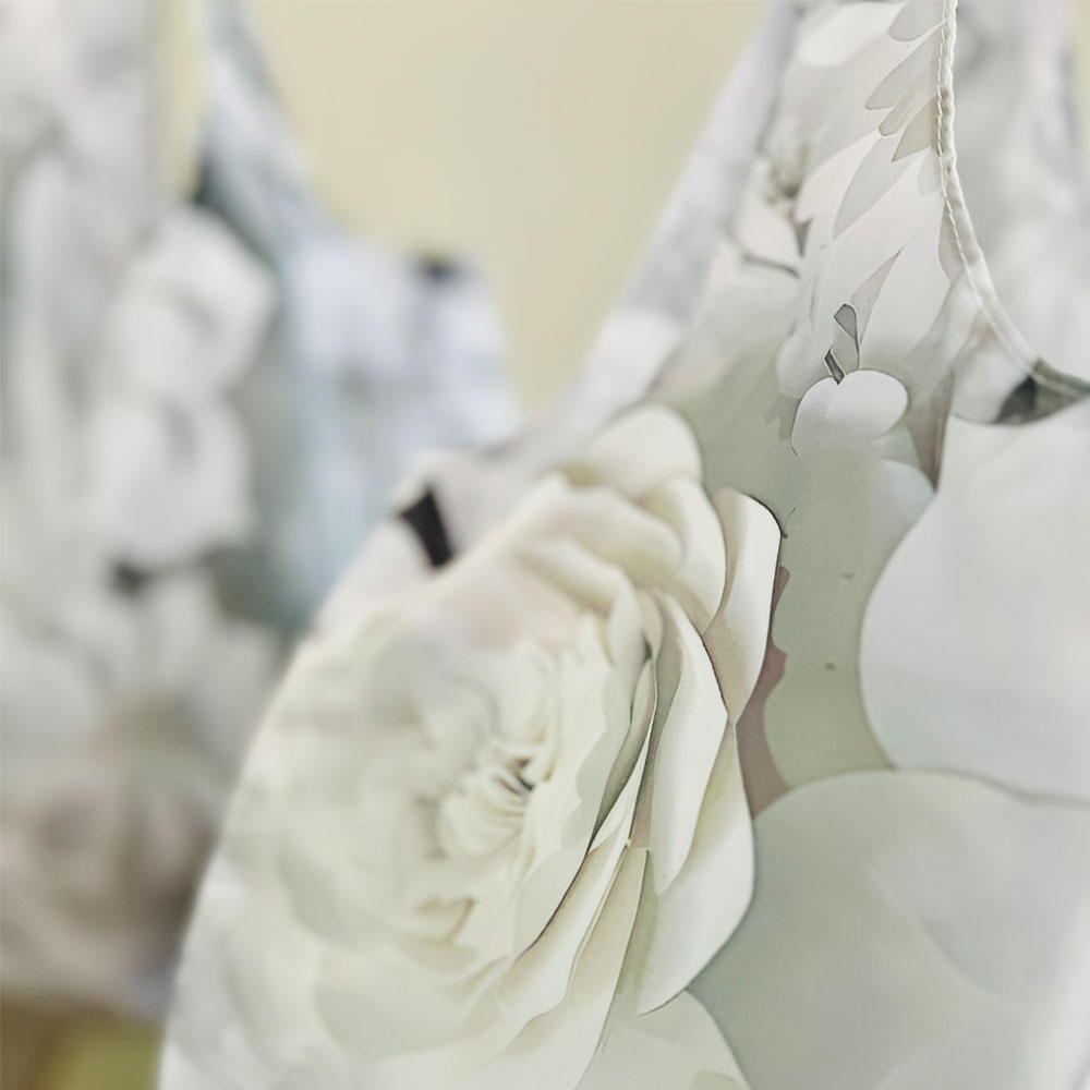 Cedon Easy Bag Fashion Blüten weiß