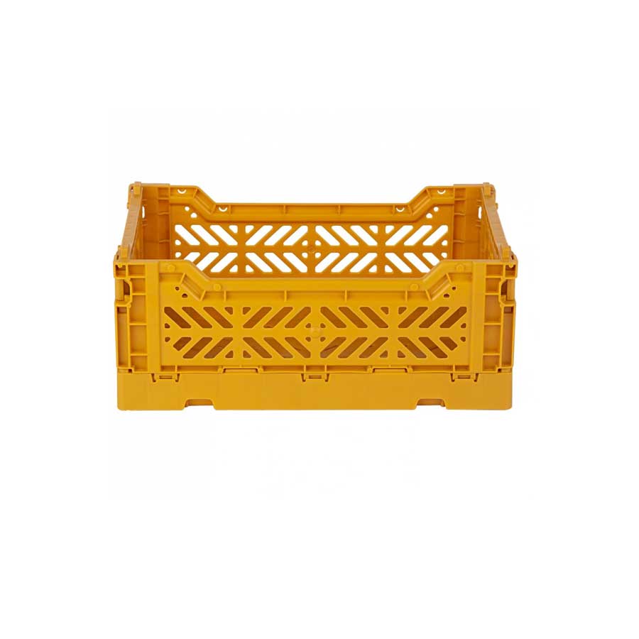 Aykasa Klappkiste mini, Farbe MUSTARD von Aykasa, Faltkiste, Klappbox   