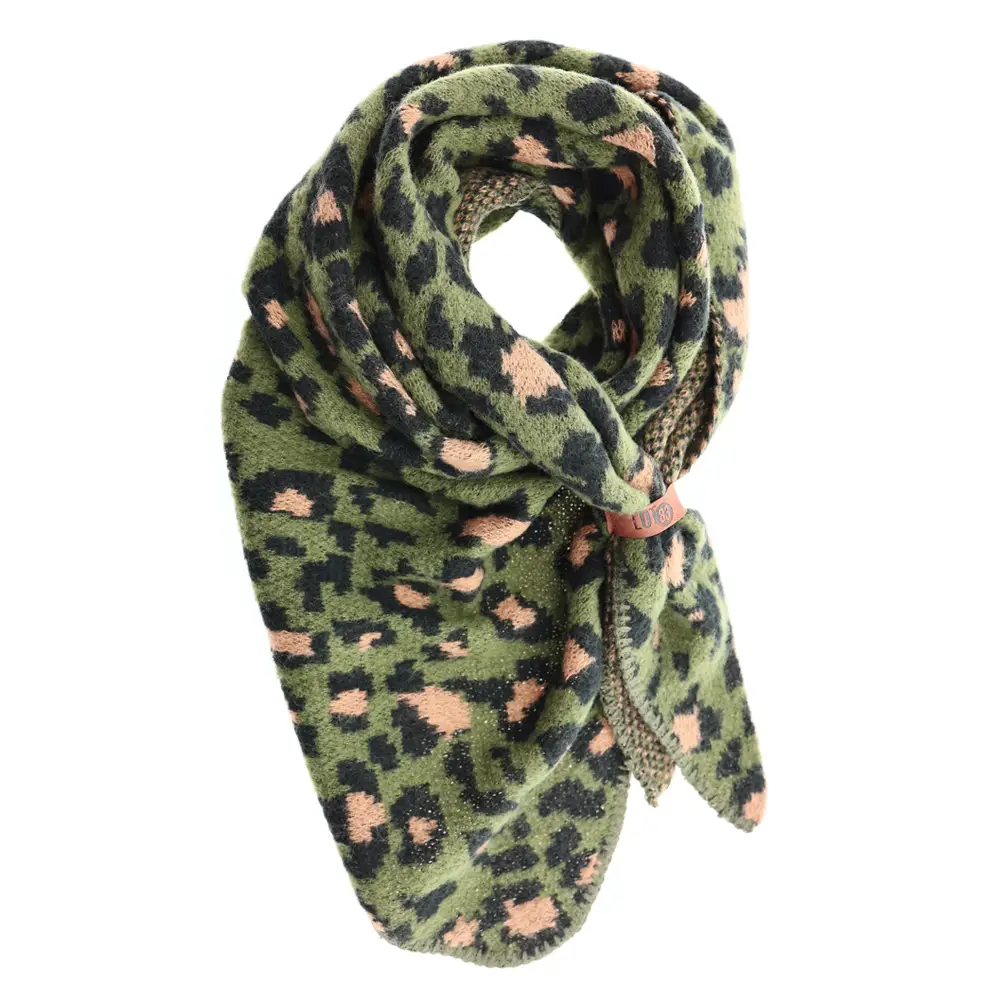 LOT83 Schal Nina Nr. 45, Leopard Khaki