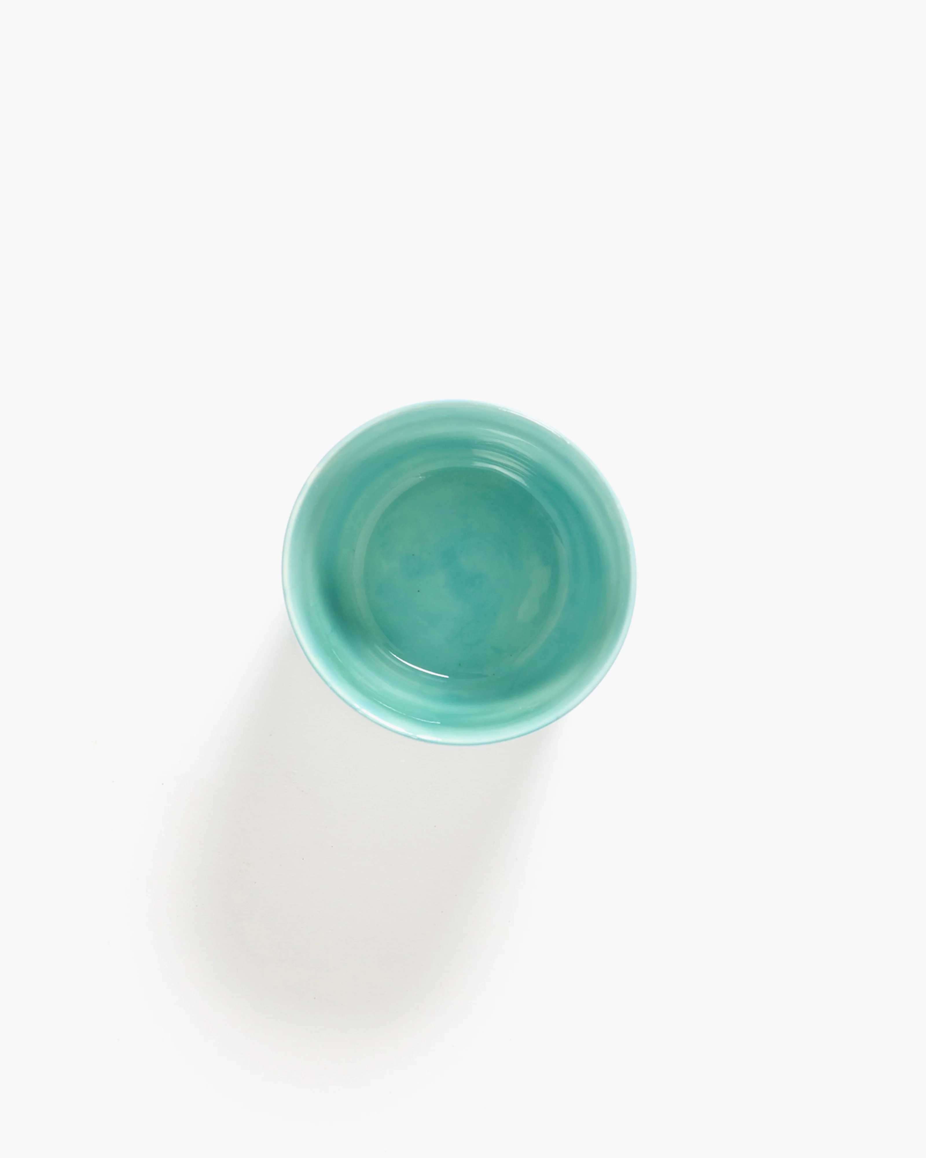 Ottolenghi Espressotasse 15cl azurblau - rote Streifen Feast, pro Stück 