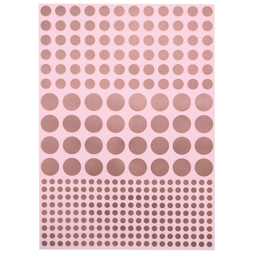 Geschenkpapier Dots kupfer/rosa, 1 Papierbogen, ca. 50 x 70  von Bethge 