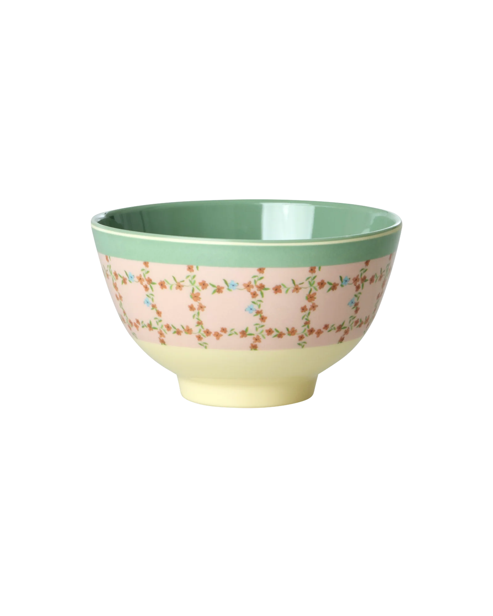 Rice Melamin Schale Checkered Stencil Print, Kleine Schüssel - Hellrosa , 300 ml