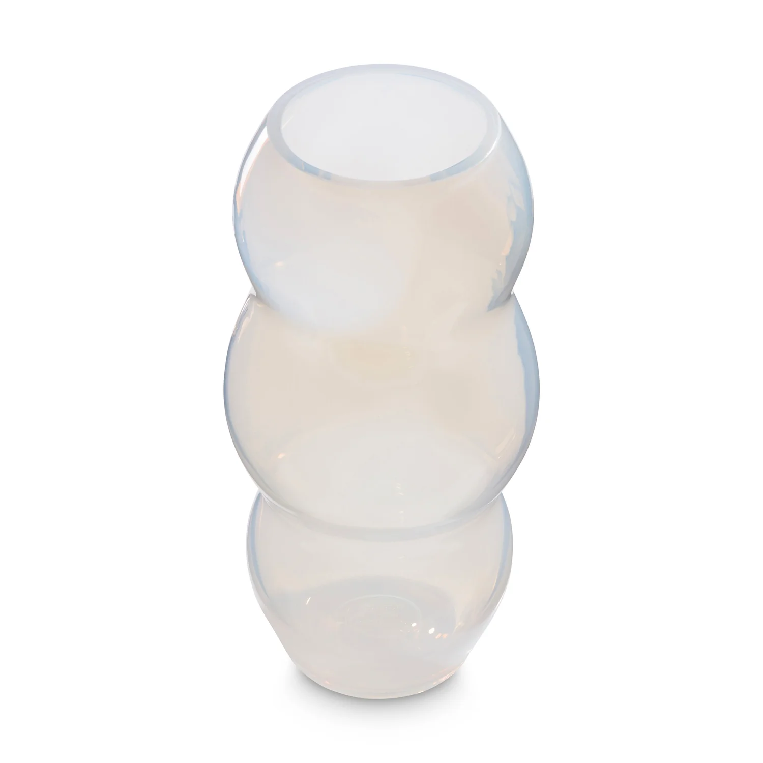 FUNDAMENTAL BERLIN Vase Muse L, OPAL, Höhe ca. 31 cm, Glas    