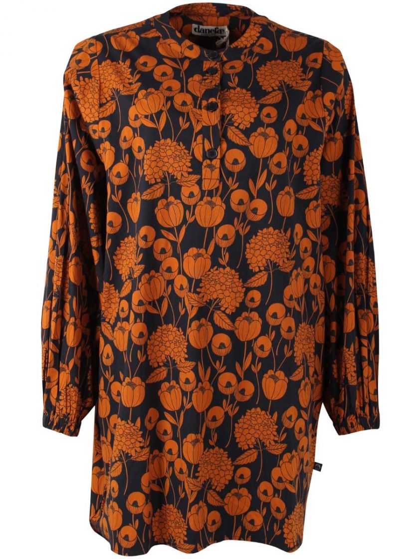 Danefæ Shirt Atelier HORTENSIA Navy/Occer Danefæ Shirt Atelier HORTENSIA Navy/Occer