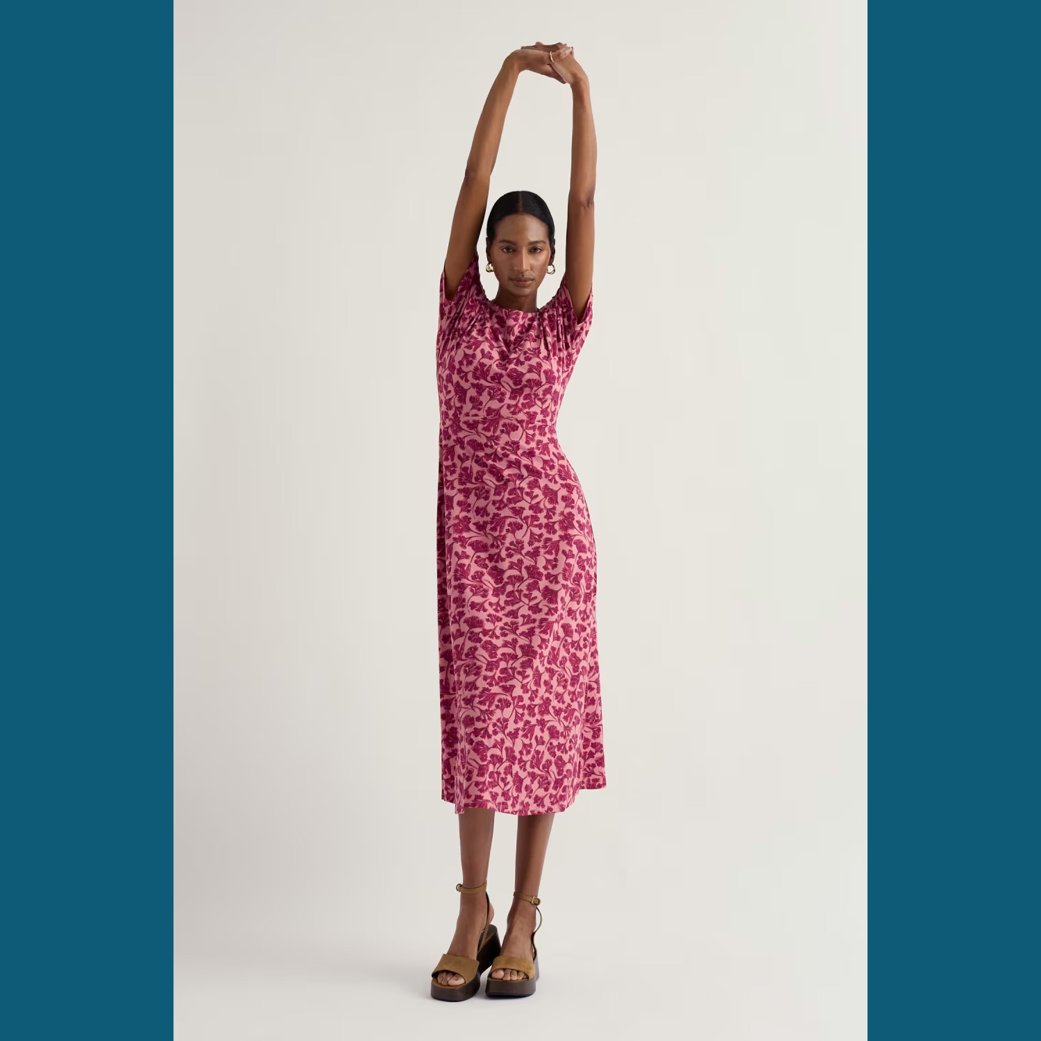 SEASALT CORNWALL Kleid Mirva Dress-Inky Cowslip Wild Rose