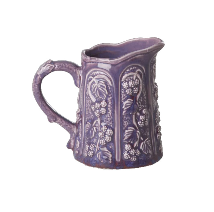 Rice Vintage Vase Keramik,  Dark Lavender, Höhe ca. 12 cm  Ceramic Vintage Vase in Dark Lavender