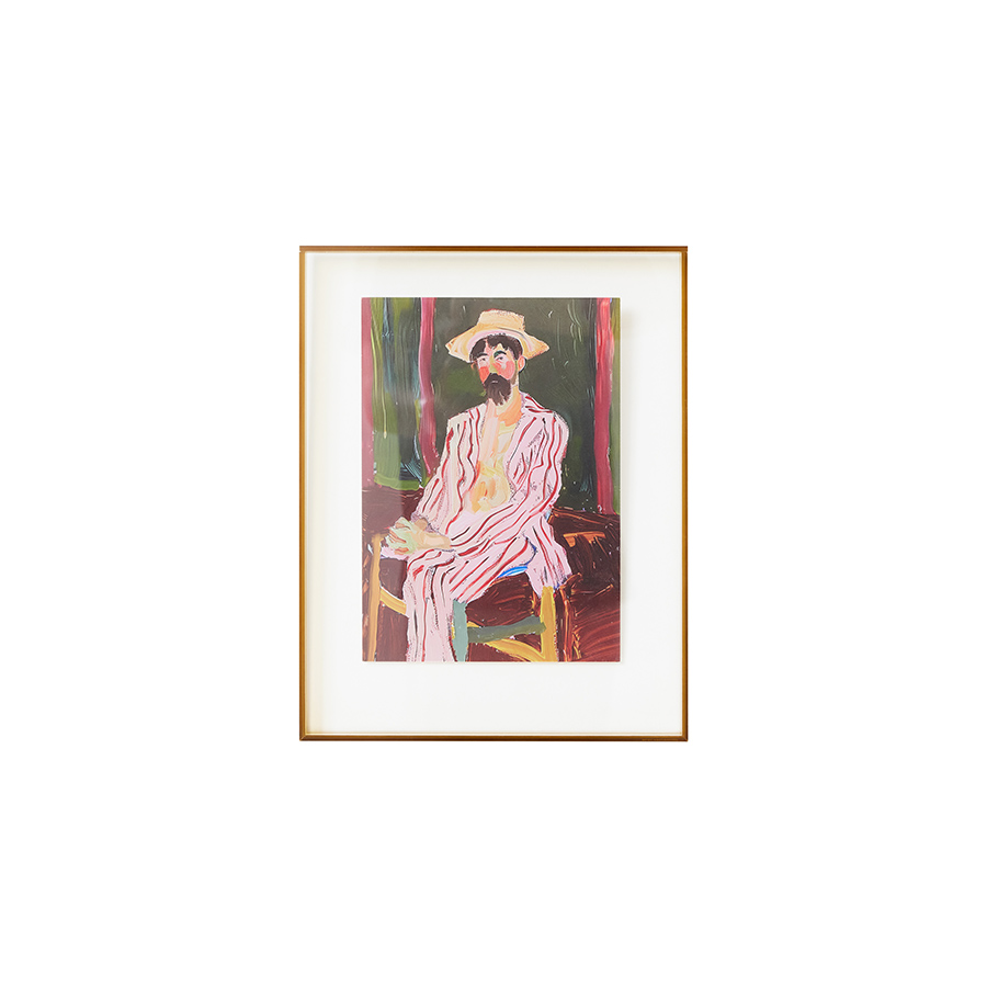 HKliving Acrylic frame olive artist, 29x37cm, Bild mit Acryl Rahmen