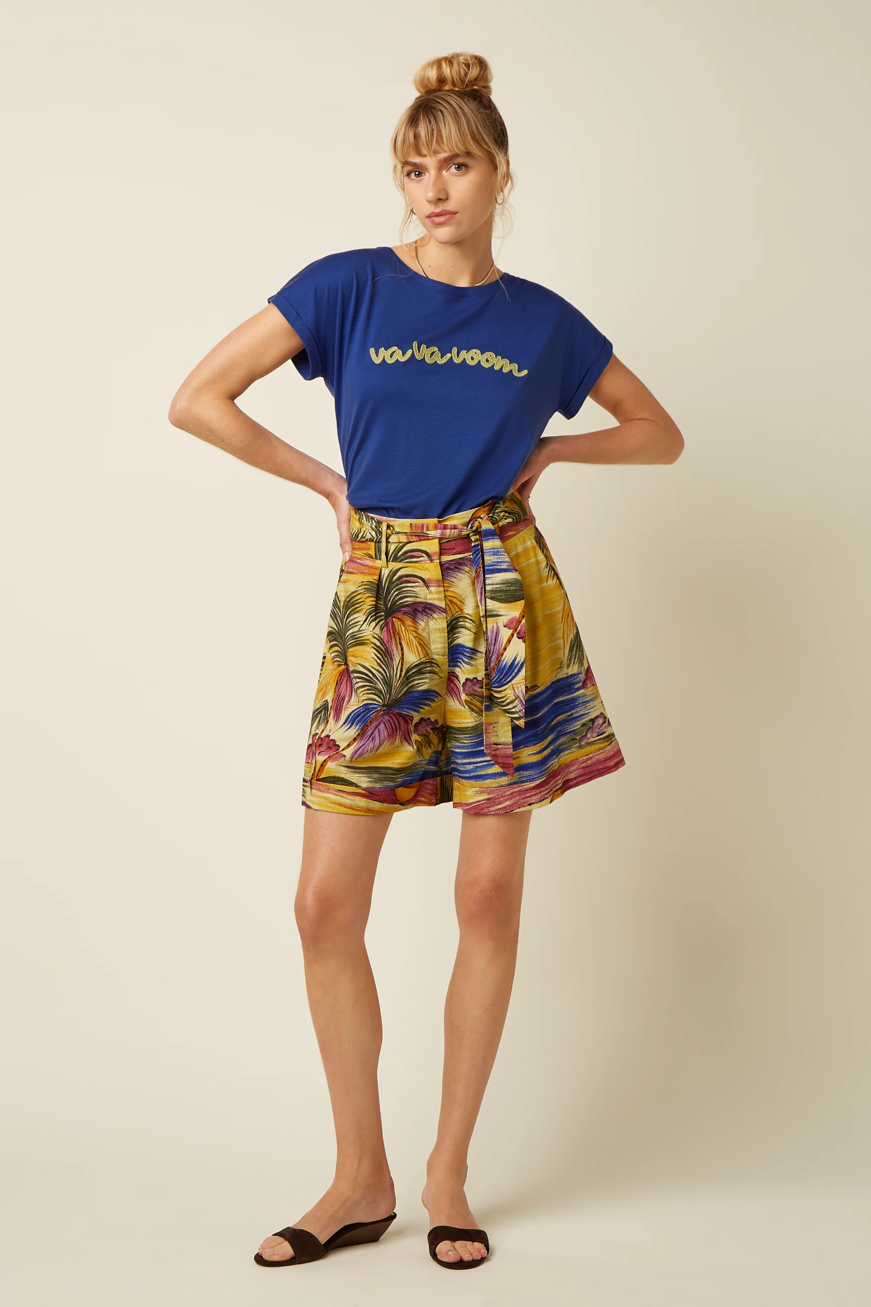 King Louie Aria Top Placement Print, Farbe Mazarine - Placement Print