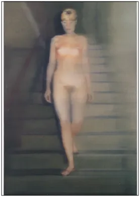 Postkarte Gerhard Richter "Ema-Akt auf einer Treppe, 1966"    Kunst  