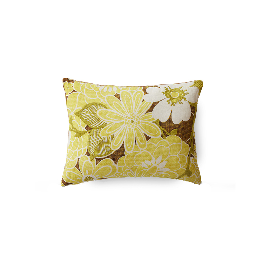 % HKliving Kissen Daisy , Stitched cushion daisy, ca 35 x 40 cm