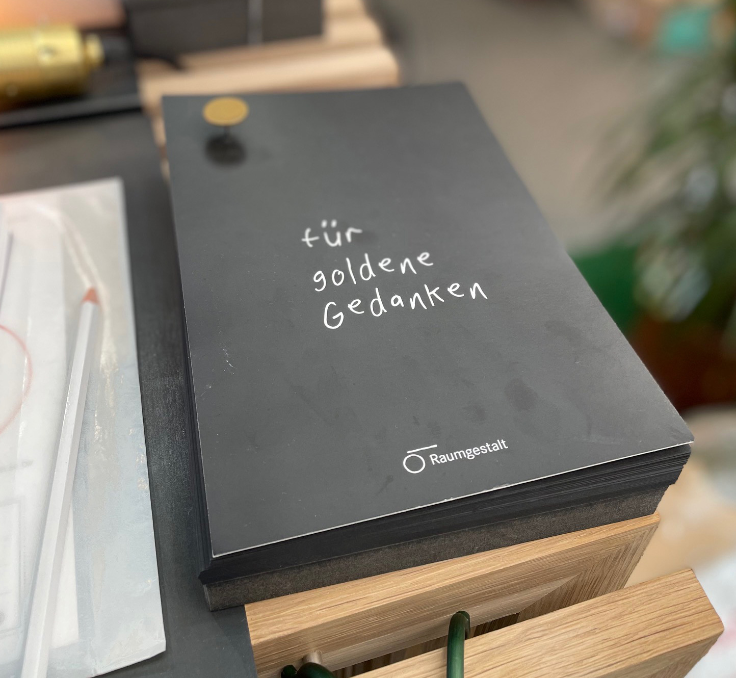 % Raumgestalt GoldNail Merkzettel, ca.21 x 15 x 3 cm