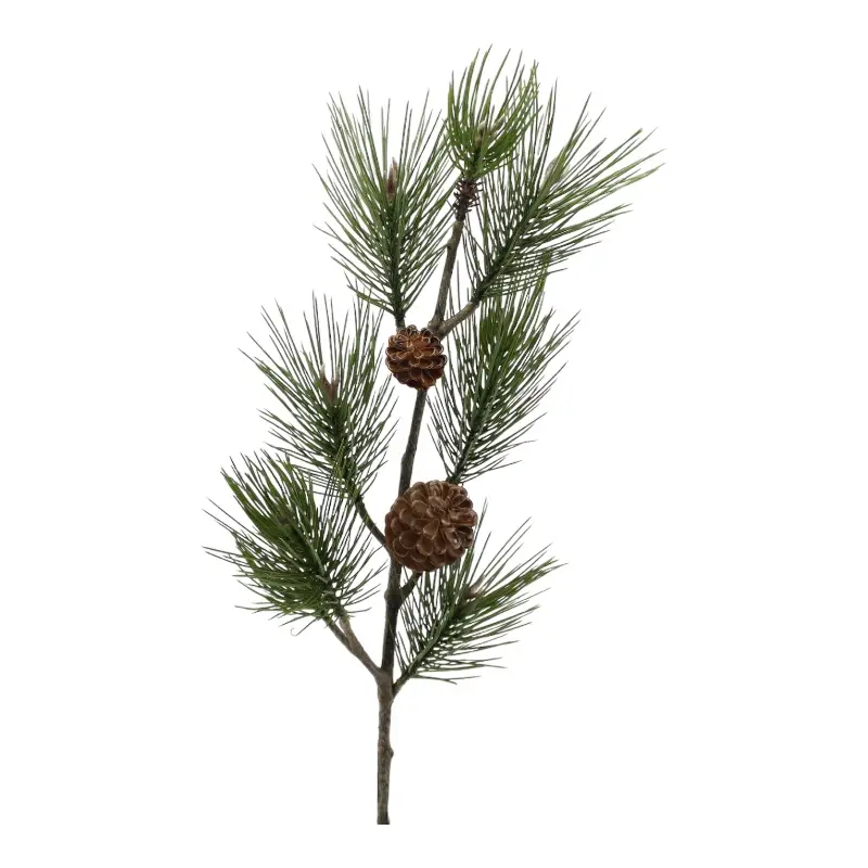 Kiefernast mit Zapfen, grün ca. 97 cm , Kunstzweig