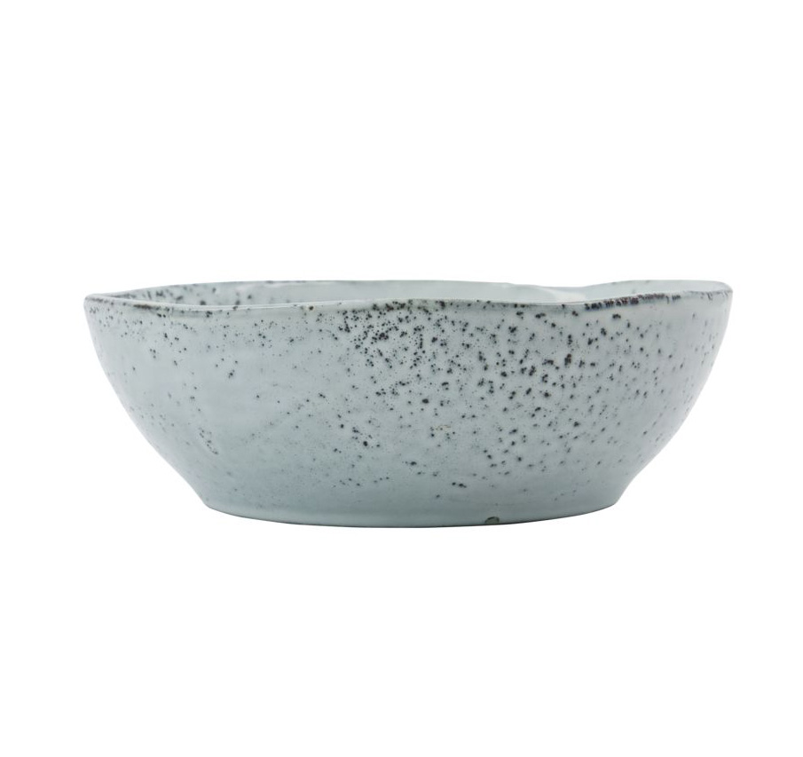 House doctor RUSTIC Schüssel, Grau/Blau von House Doctor , D. ca. 21,5 cm