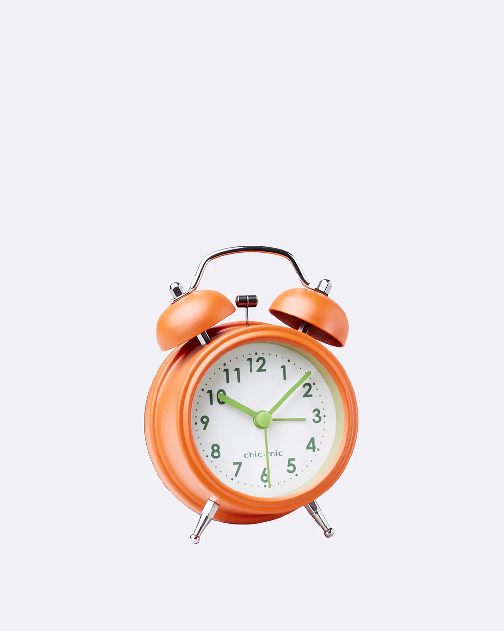 Wecker Retro, Orange, mit Licht & Glockenalarm, alarm clock blood moon , Uhr