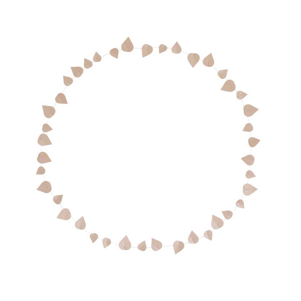 Jurianne Matter Twig Set Blätter , Blättergirlande - Bastel- und Dekoset, blushing beige