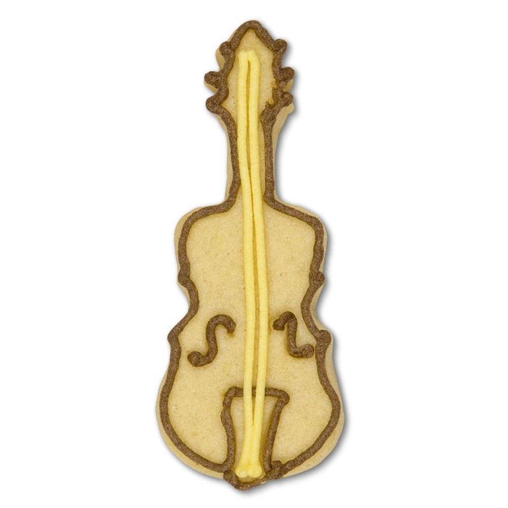 Ausstecherle Geige - 8,5 cm   von Städter, Prägeausstecher 