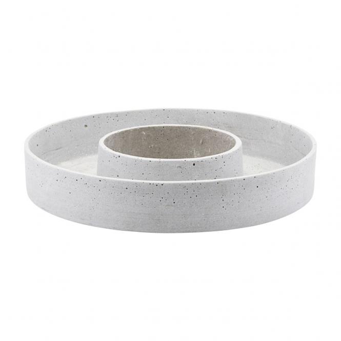 hd_aw17_da1011_psw House Doctor The Ring , Betonring, Adventskranz Kerzenständer , D. ca. 35 cm