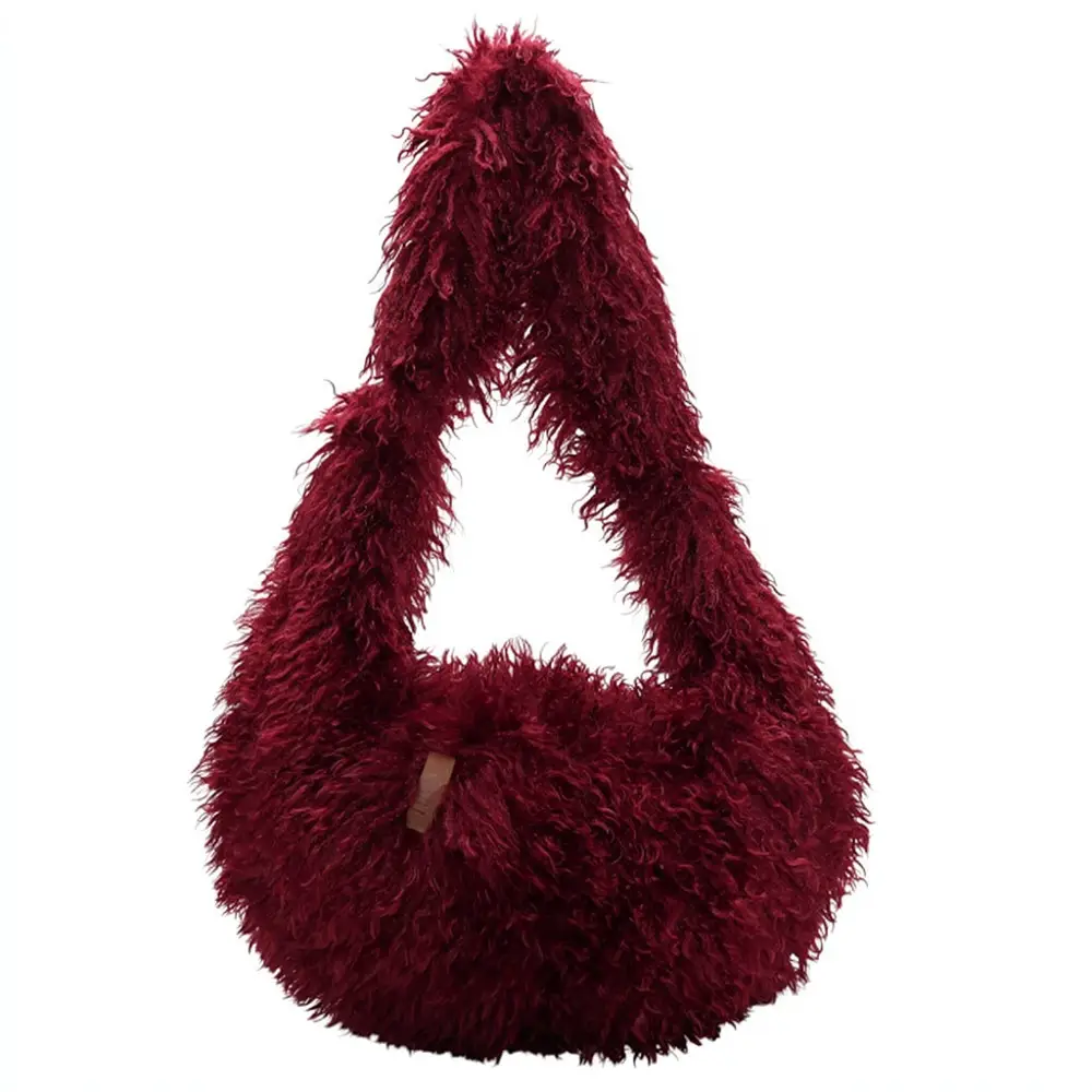 LOT83 Beutel Wuschel Nr. 11, rund, aubergine