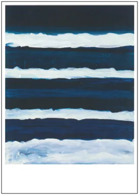 Postkarte Mary Heilmann " Night Swimmer, 1998" Kunst