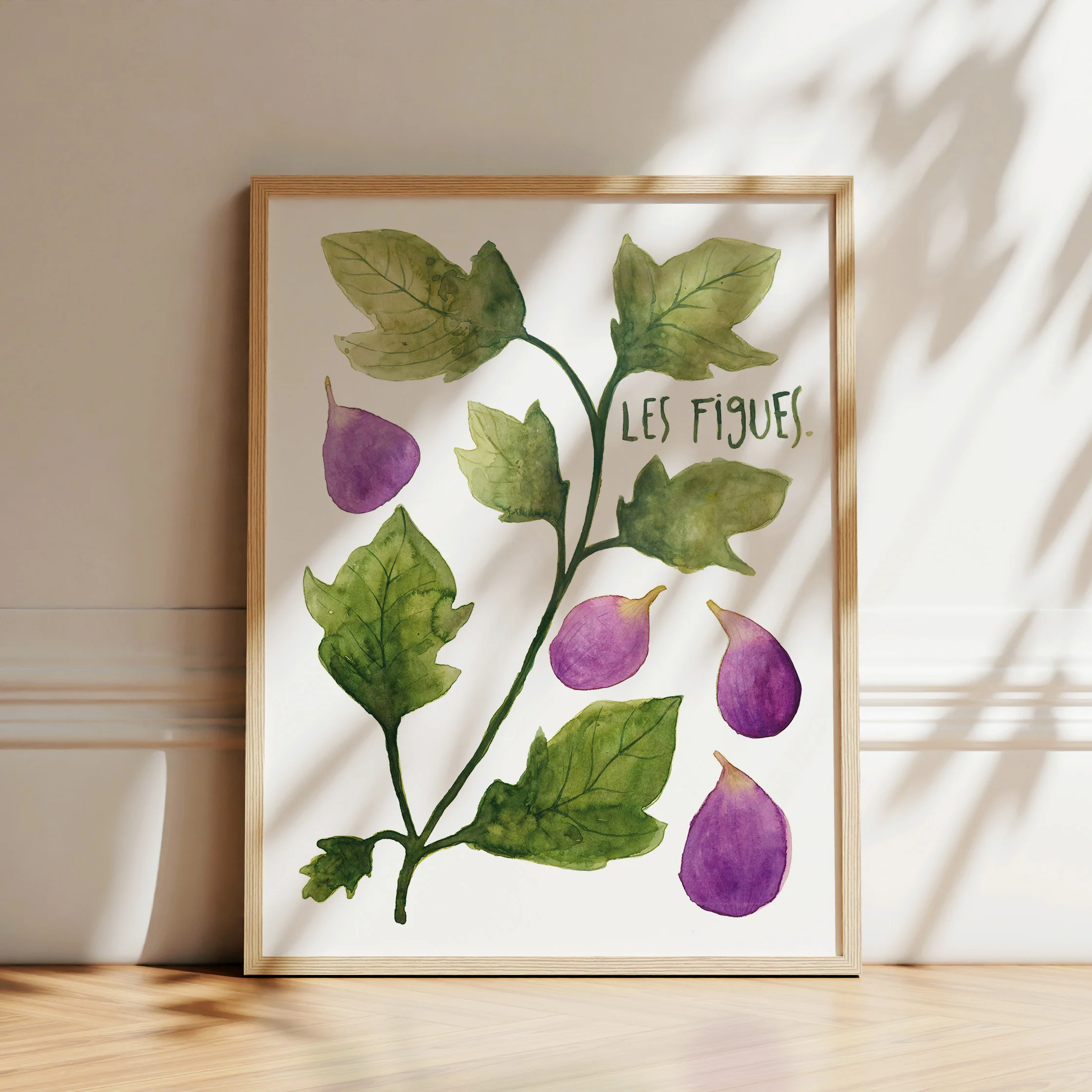 Leo La Douce Kunstdruck LES FIGUES, A3, Feigen