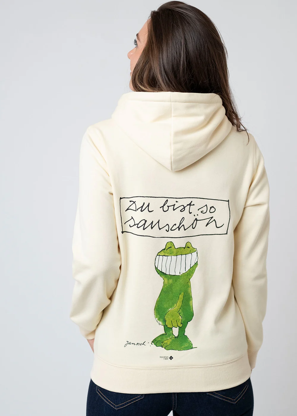 Janosch Hoodie "Sauschön" - natur