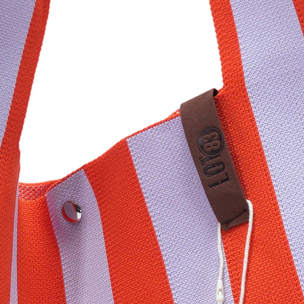 LOT83 Shopper Lois 05 Flieder-Orange, ca.  45 x 35 cm