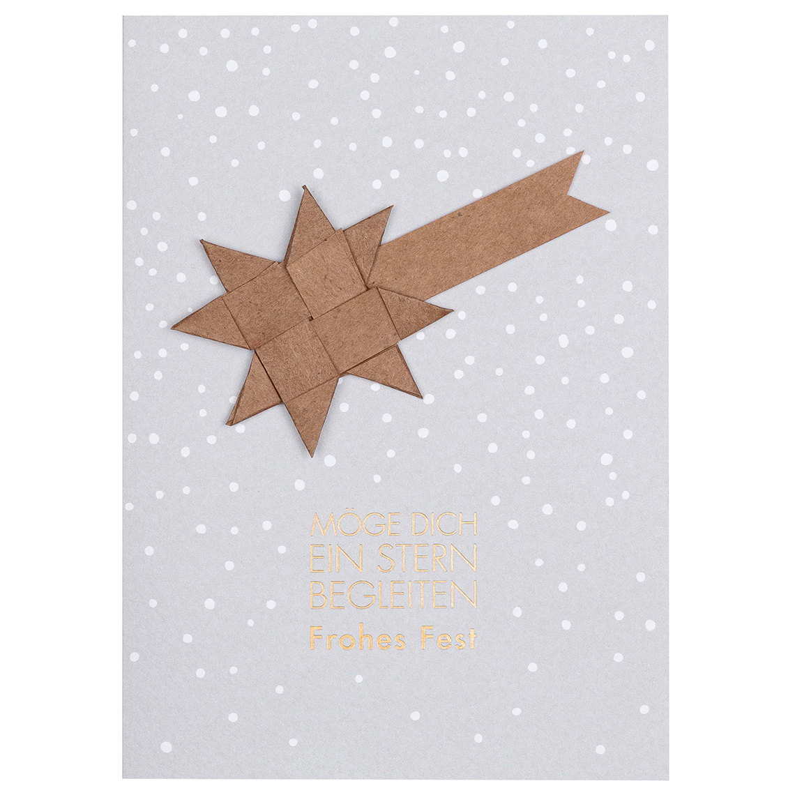 Räder Weihnachtskarte Papierkunstkarte "Frohes Fest"