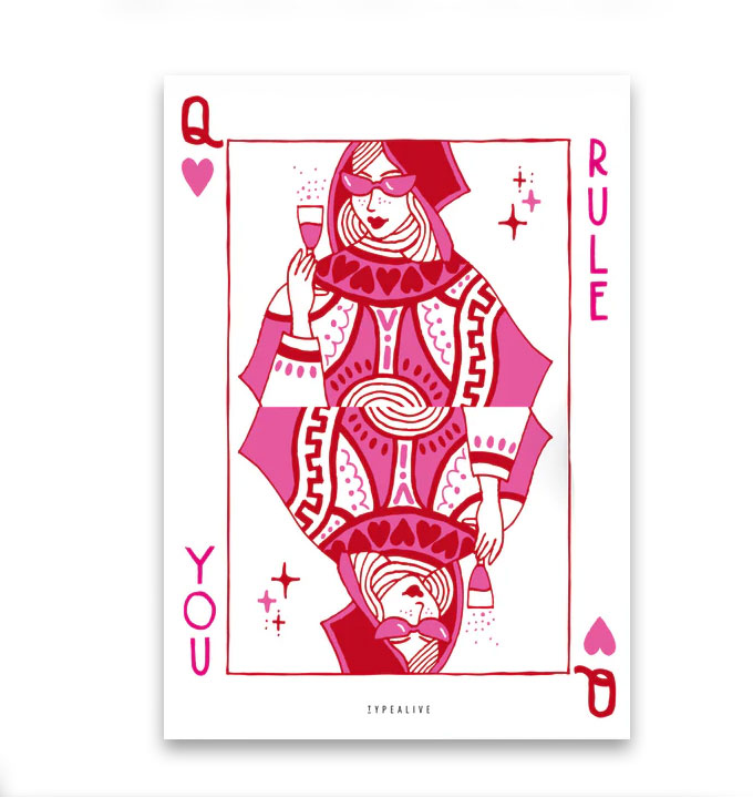 Typealive Postkarte "You Rule"