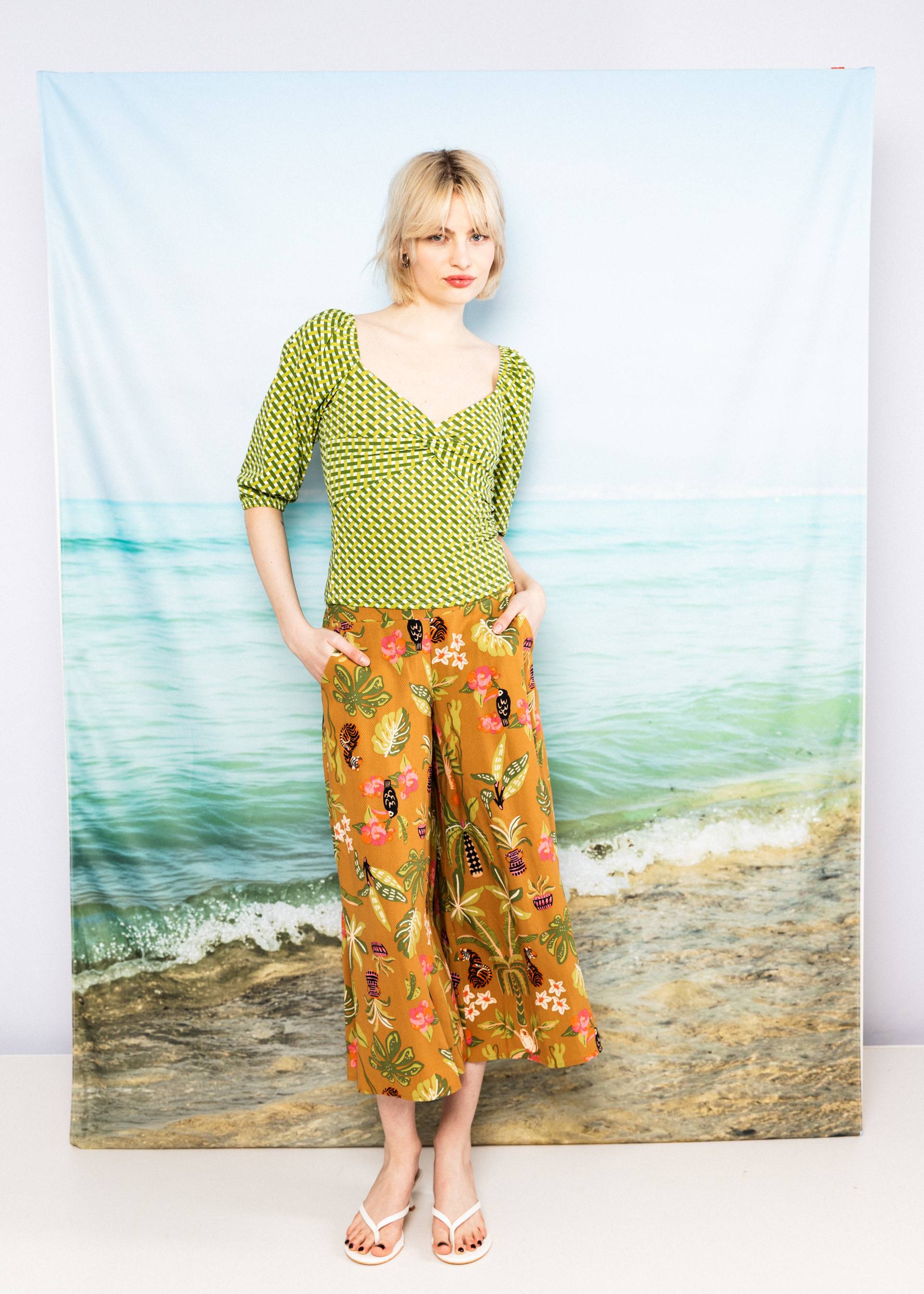 Blutsgeschwister Culotte In Full Bloom - tropical reverie, Hose
