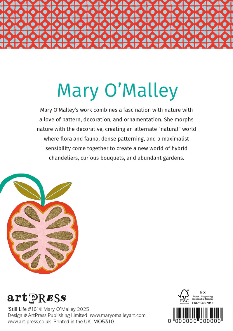 Mary O'Malley Doppelkarte " Still Life #16"