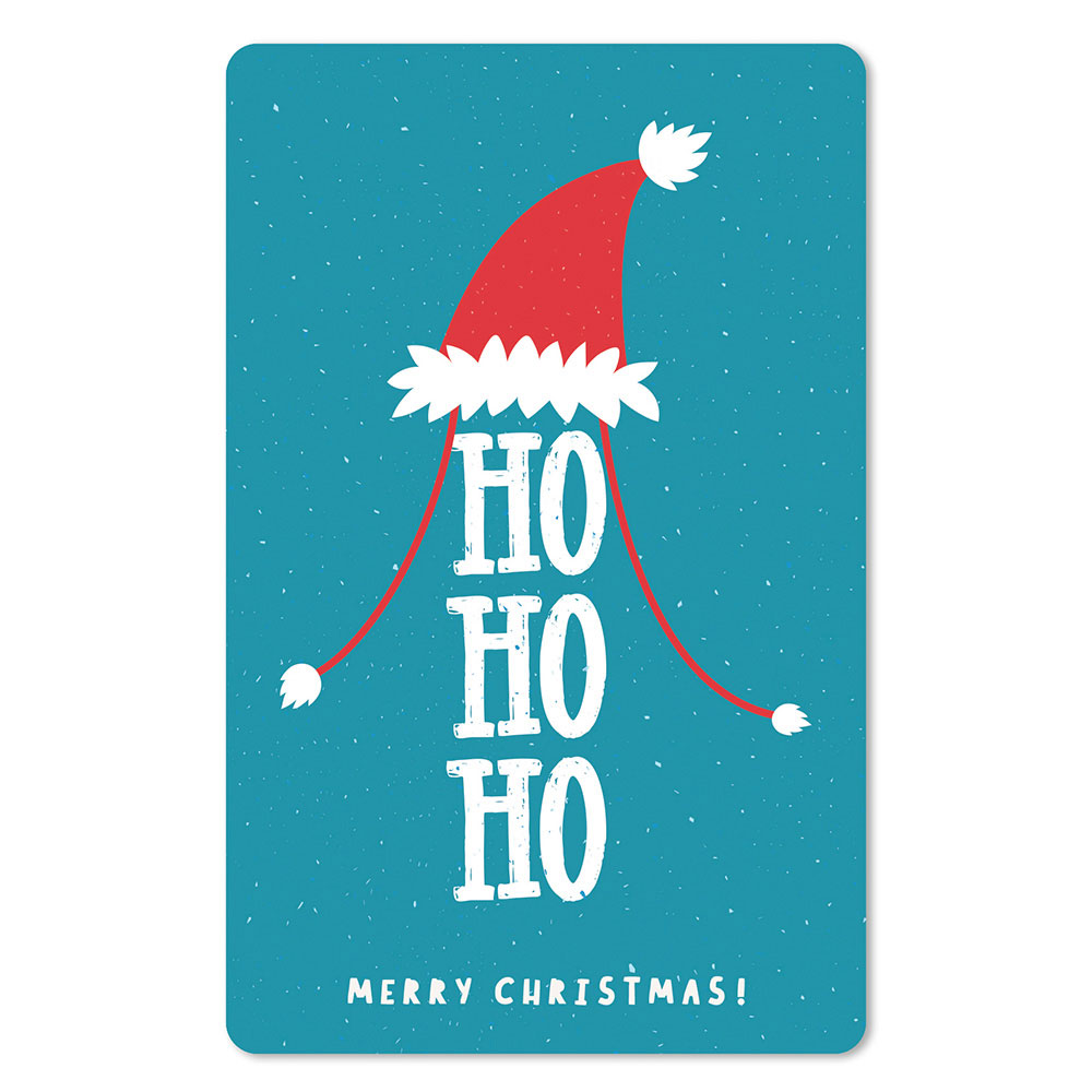 Lunacard Postkarte Weihnachten Ho Ho Ho