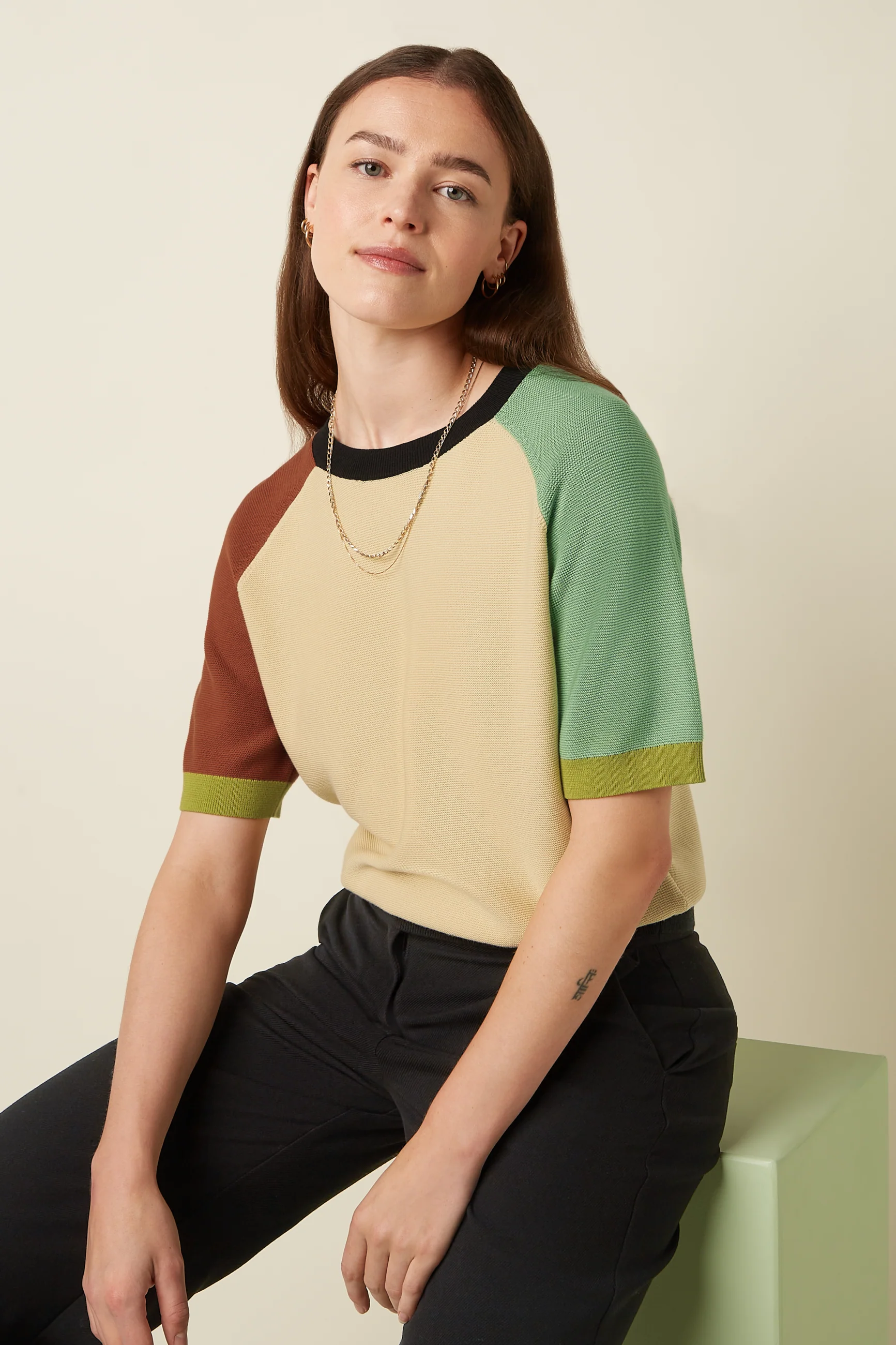 % King Louie Niko Top Lido , Farbe Eden Green