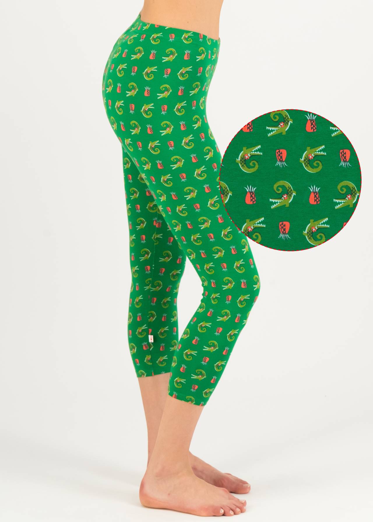 Blutsgeschwister Capri Leggings Cropped Laune Legs, loco croco , Krokodil Blutsgeschwister Capri Leggings Cropped Laune Legs, loco croco , Krokodil