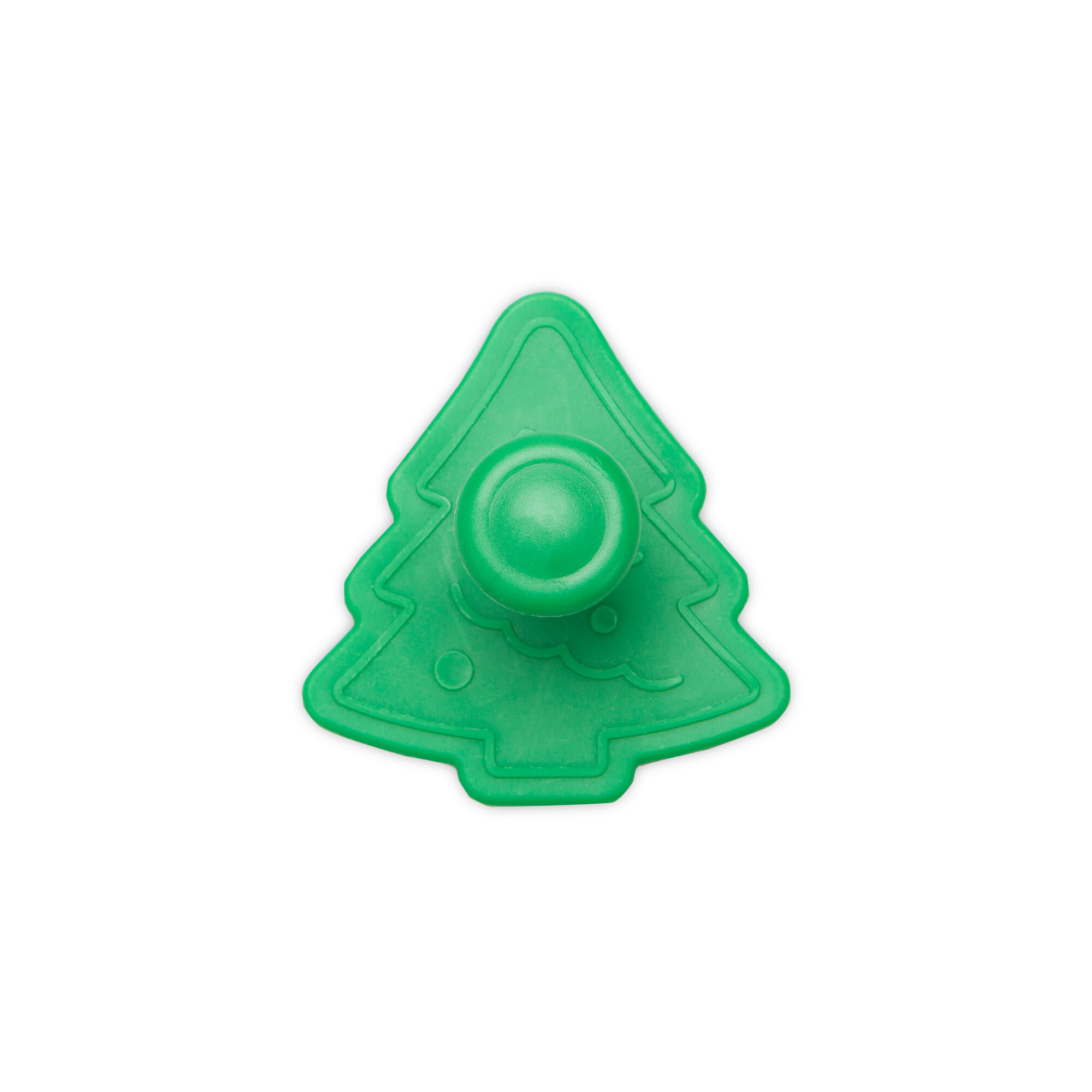 Präge-Ausstecher mit Auswerfer Tannenbaum, ca. 4,5 cm