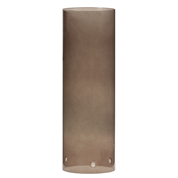 Storefactory STORM, Windlicht Glaszylinder,  Brown glasscylinder straight, ca. 13 x 38 cm  