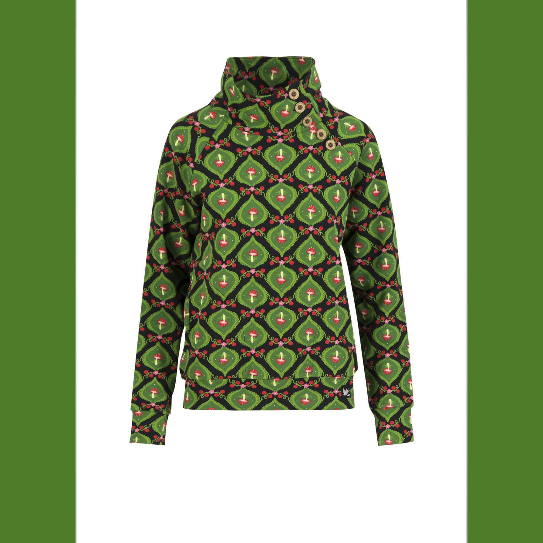 Blutsgeschwister Sweatshirt Oh so Nett, Muster: mio mush