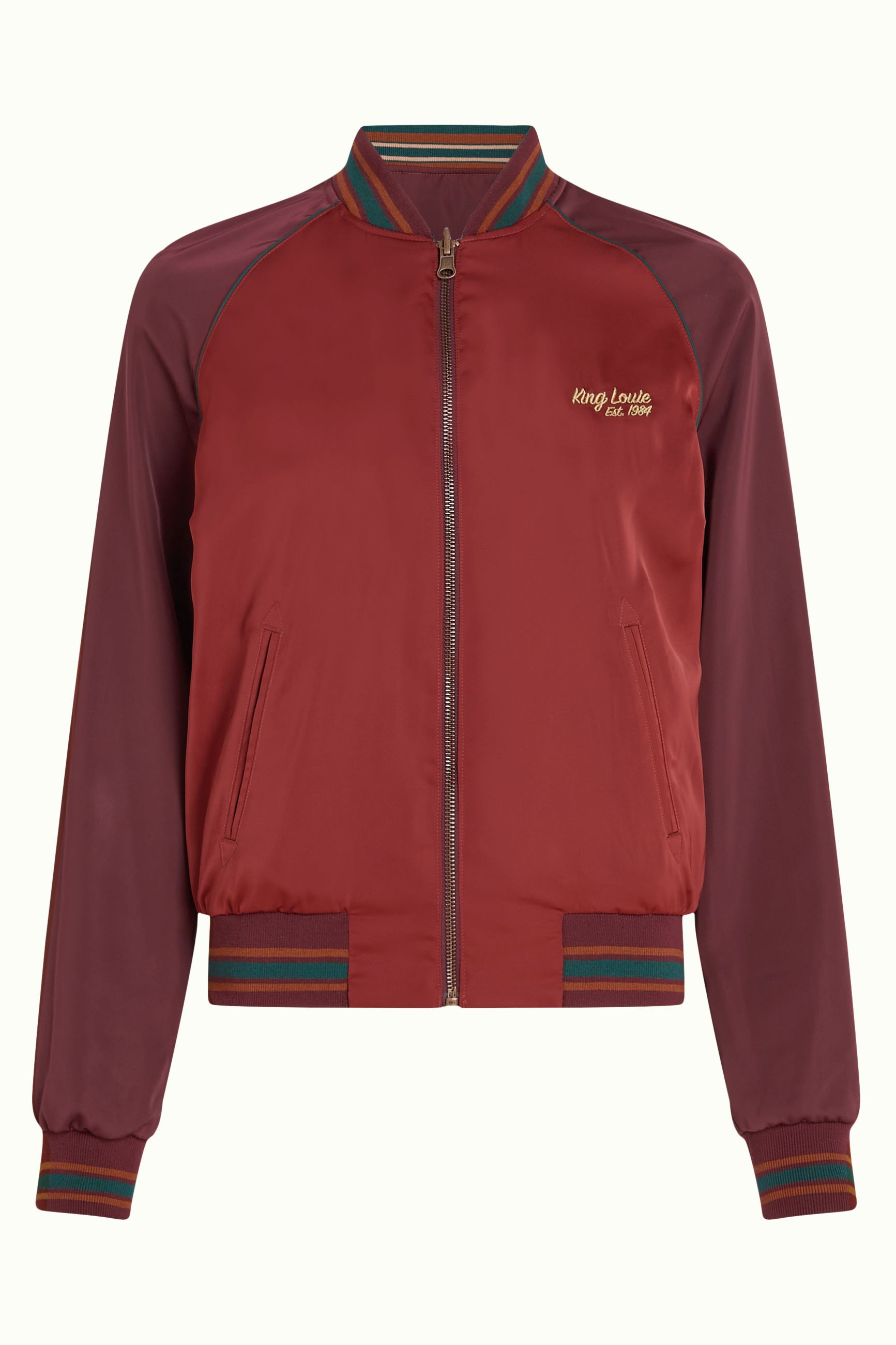 % King Louie Bomberjacke Dazy, Rock, Farbe: Windsor Red, Größe 36/S