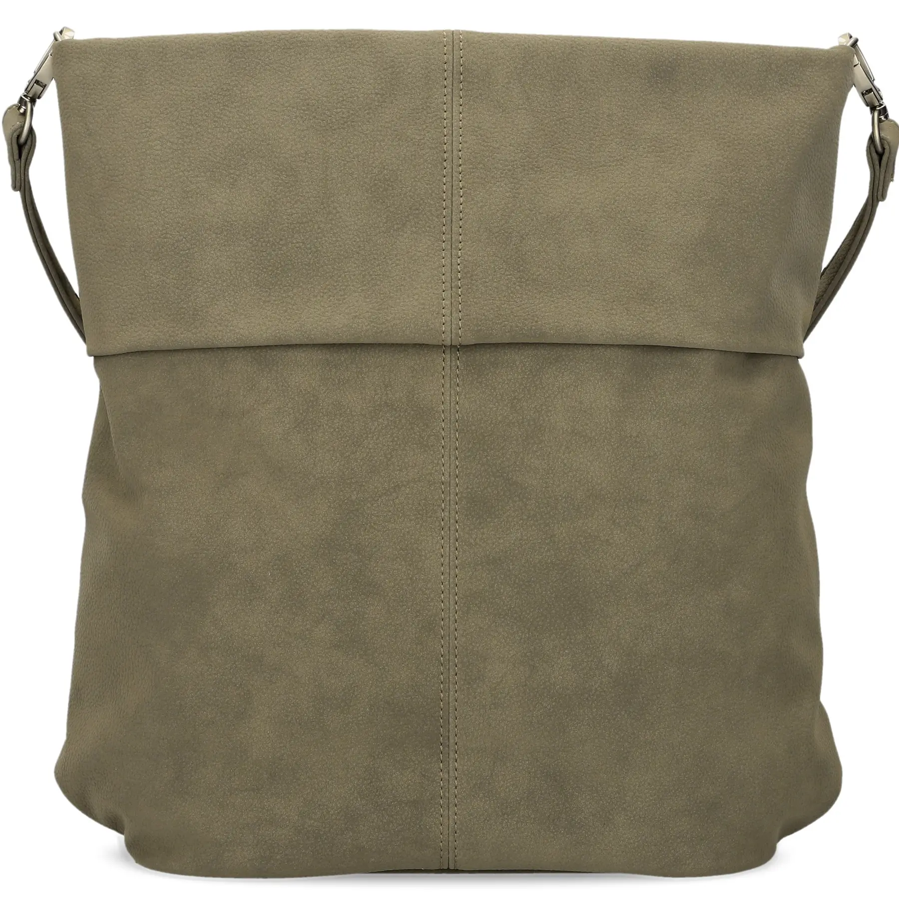 MADEMOISELLE UMHÄNGETASCHE M12, Farbe: nubuk-mud   von ZWEI Bags