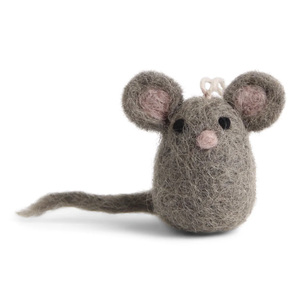 Gry & Sif Mini Mäuse 3er Set aus Filz zum Hängen, Mini Mice - Set of 3
