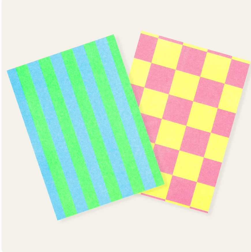 Herr und Frau Rio Postkarte STRIPES, Risographie Postkarte
