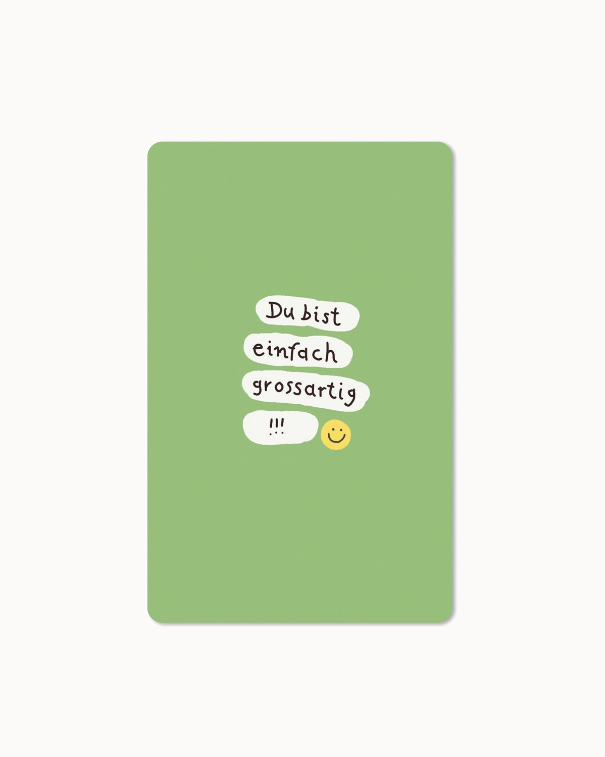 Lunacard Postkarte Du bist einfach großartig!!!